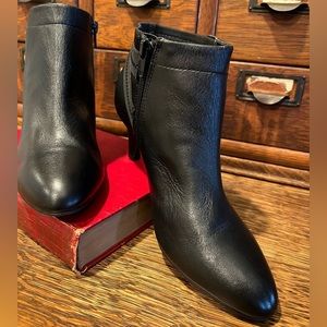 Alfani Step n Flex Leather Booties Size 6.5